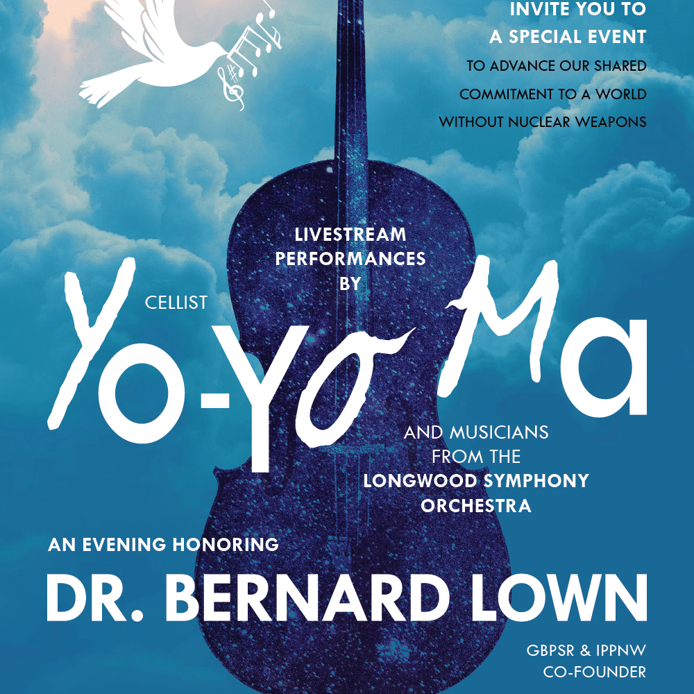 Livestream Performance by Yo-Yo Ma. An Evening Honoring Dr. Bernard Lown
